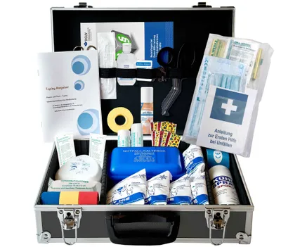 Produktbild von Sportbetreuerkoffer - Trainerkoffer"Erste Hilfe & Behandlung" inkl. Sprühpflaster