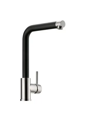 Produktbild von NABER 5011256 Einhebelmischer ARCO 1 edelstahlfinish/schwarz matt, Hochdruck