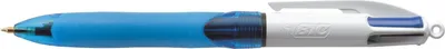 Produktbild von BIC Kugelschreiber 4 Colours Grip mit gummierter Griff-Fläche, 12er Pack
