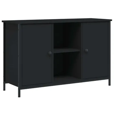 Obrázek produktu pro vidaXL TV skříňka černá 100x35x65 cm Dřevěný materiál