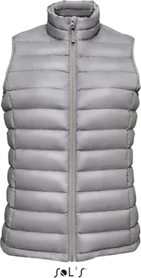 Image de SOLs 02890 | Gilet sans manches Wilson pour femme - Couleur : Metal Grey - Taille : XXL
