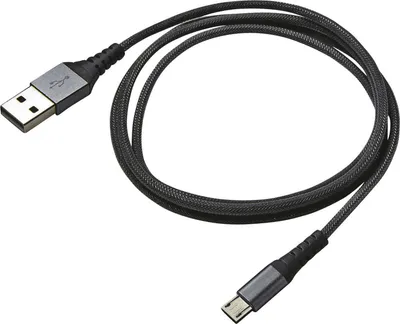 Produktbild von Datenkabel Micro Nylon 1 Meter schwarz