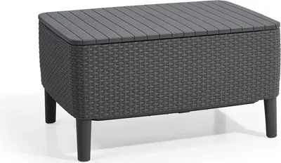 Produktbild von Stůl / úložný box KETER Salemo - 76 x 56 x 42 cm - grafit