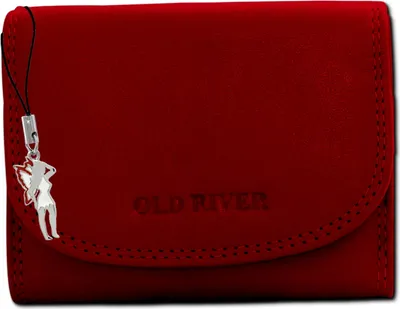 Produktbild von Portemonnaie rot Old River Leder D2OPD321R