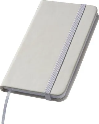 Produktbild von Notizbuch / Größe: A7+ (127x78mm) / PolyurethanEinband / 160 Seiten / Farbe: weiß