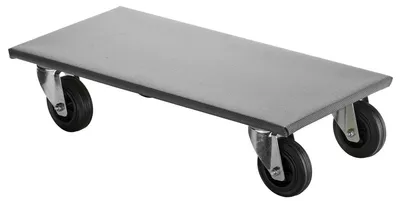 Produktbild von Allzweckroller, Traglast 350 kg, Ladefläche 800x600 mm, Anti-Rutsch-Belag, Gummi-Bereifung