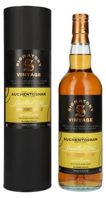 Image de Signatory Vintage AUCHENTOSHAN 13 Years Old The Un-Chillfiltered 2013 46% Vol. 0,7l en boîte cadeau