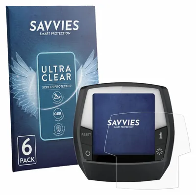 Produktbild von 6x Für Bosch Intuvia Performance Line Schutzfolie Savvies Displayschutz Display Schutz Folie Klar Transparent