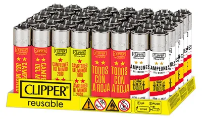Image de Briquet Cp11r, Espagne, Champions Du Monde 2026, Modèles Assortis, 48 Unités, Présentoir