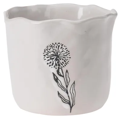 Produktbild von Blumentopfabdeckung aus Keramik, Ø 12,5 cm