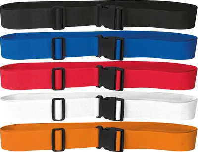 Produktbild von 5x Verstellbares Kofferband / Koffergurt / aus Polyester / 5 verschiedene Farben