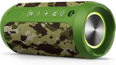 Produktbild von Bluetooth Lautsprecher 20W IPX7 Wasserdicht TWS Stereo LED Licht 20H Akku TF Karte Tragbare Musikbox für Outdoor Camping