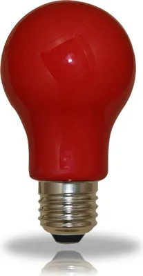Produktbild von 10 x LED Leuchtmittel Birnenform 3W = 25W E27 ROT Innen- & Außenbereich Party