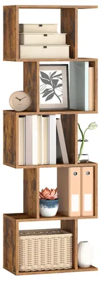 Image de VASAGLE Collection Custos - Étagère, bibliothèque avec 5 niveaux, 24 x 40 x 159 cm, S