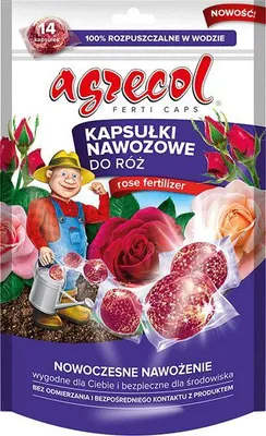 Obrázok produktu pre AGRECOL hnojivo na ruže v kapsuliach 14ks.