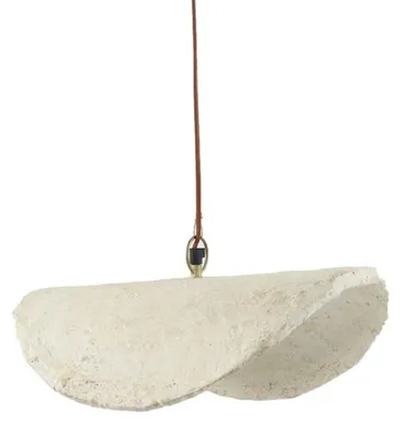 Productafbeelding van Pomax Eivissa hanglamp, beige, L 45 x B 30 x H 14 cm