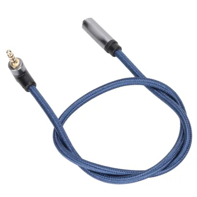 Zdjęcie produktu dla 3.przedłużacz audio 5 mm żeński do 90° męski, kabel audio 3,5 mm żeński do 90° męski, kabel audio 3,5 mm stereo żeński do 90° męski, 4-żyłowy kabel audio 90 stopni, przedłużacz słuchawkowy, kabel audio