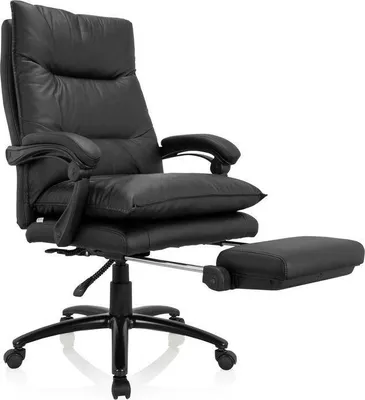Zdjęcie produktu dla MyBuero Krzesło biurowe RELAX CL 200 imitacja skóry  Krzesło komputerowe z regulacją wysokości, krzesło biurowe z podłokietnikami