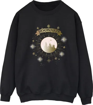 Produktbild von Harry Potter - "Hogwarts" Sweatshirt für Damen BI21426 (M) (Schwarz)