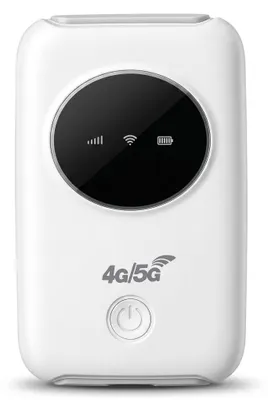 Immagine prodotto di Hotspot Wi-Fi portatile, dispositivo sbloccato con batteria da 3200 mAh, router da viaggio portatile per 10 connessioni