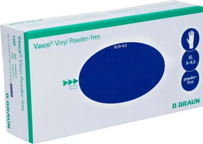 Produktbild von Vasco Vinyl powderfree Unt.Handsch.unsteril XL 100 St