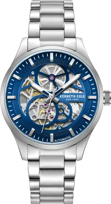Image de Kenneth Cole Montre automatique Automatic Steel Round Blue