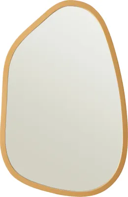 Produktbild von Wandspiegel 'Filiano' Gold 80x58cm asymmetrisch