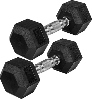 Produktbild von MOVIT Hexagon Kurzhanteln 2er Set 6kg, Hantel Hanteln Kurzhantelset