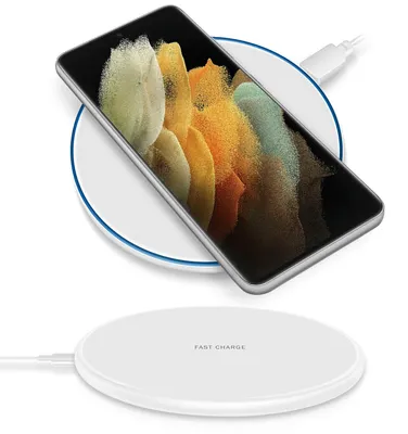 Produktbild von Für QI Wireless Schnell Ladegerät für Samsung Galaxy S21 Ultra 5G Kabelloses Laden