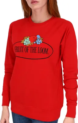 Produktbild von Fruit of the Loom Fruit of the Loom leichtes Damen Sweatshirt mit großem Vintage-Logo