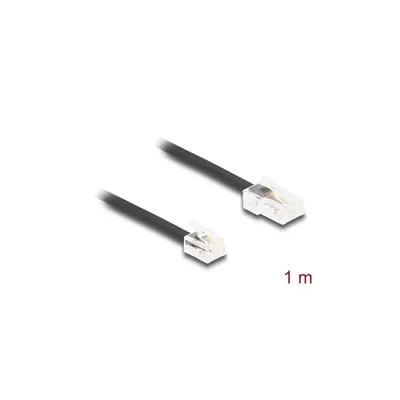 Image de DELOCK Câble téléphonique RJ45 mâle vers RJ11 mâle noir 1m