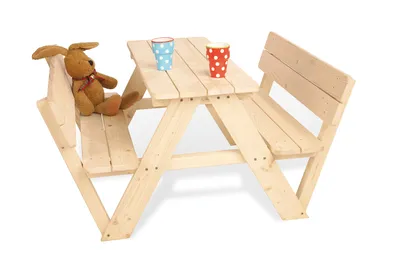 Produktbild von Kindersitzgarnitur 'Nicki für 4 mit Lehne'