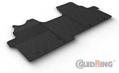Produktbild von Gledring Fußmatte Gummi für FORD Transit Custom V710 Bus (NRN) Vorne