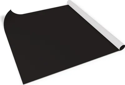 Produktbild von Schwarz– Möbelfolie selbstklebend – PVC Klebefolie für Möbel – Küche – Schränke – Möbelrenovierungsfolie – Möbeldekorfolie – 100x50 cm
