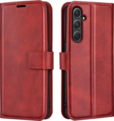 Produktbild von Samsung Galaxy A55 Hülle - Coverup Deluxe Klapphülle - Rot