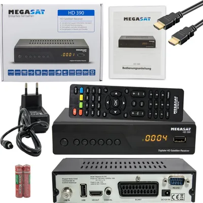 Immagine prodotto di Ricevitore SAT Megasat HD 390, colore: nero