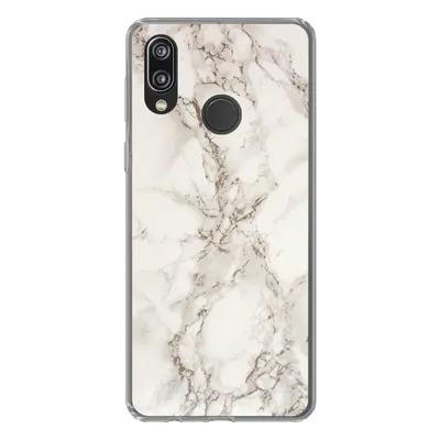 Produktbild von MuchoWow® Handyhülle Schutzhülle Hülle für Huawei P20 Lite (2020) Marmor - Grau - Weiß Silikon Softcase Handy Hülle - Kartenhalter