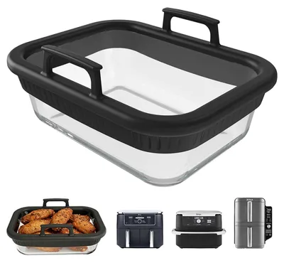 Produktbild von Backblech aus Borosilikatglas für Heißluftfritteuse