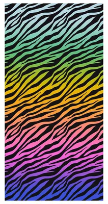 Produktbild von Egeria Strandtuch Zebra bunt 75x150 cm