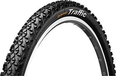 Produktbild von Continental Traffic Ii Reflex 24´´ X 1.75 Steifer Mtb-reifen Schwarz 24´´ x 1.75 Schwarz 24´´ x 1.75