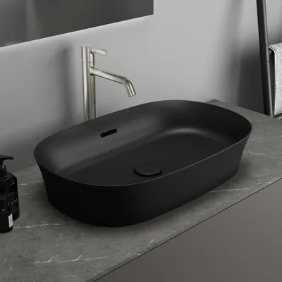 Produktbild von Ideal Standard Ipalyss Aufsatzschale oval mit Überlauf, ohne Hahnloch 60 x 38 cm