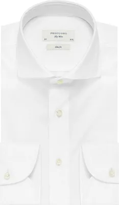 Produktbild von Profuomo Hemd Kleid weiß einfarbig