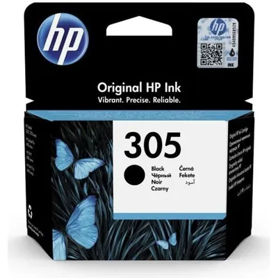 Immagine prodotto di Cartuccia d'inchiostro, HP 305, nero, originale, per DeskJet 2300/2700/2810/Plus 4100/4222/4230, ENVY 6000/Pro 6400 (3YM61AE)