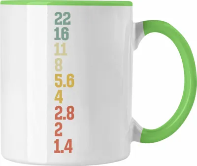 Produktbild von Trendation - Fotograf Tasse Zubehör Fotografie Geschenk Fotografieren Kaffeetasse Geschenkideen Lustige Grafik Insider (Grün)