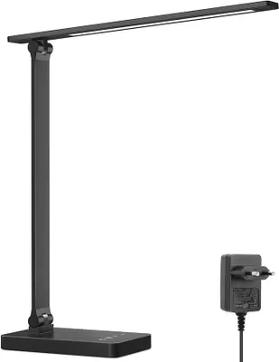 Obrázok produktu pre Lepro LED stolná lampa 450 lm s reguláciou jasu, čierna