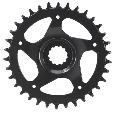 Image de Plateau pour vélo électrique Bosch Gen3, Samox, 34 dents, noir, montage direct, pignon en laiton...