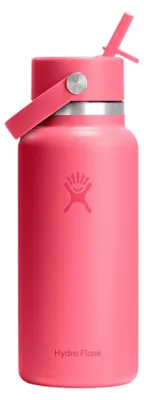 Immagine prodotto di HYDRO FLASK 32 OZ con tappo flessibile per cannuccia, rosa, 946 ml