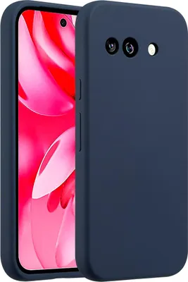 Image de Accezz Liquid Silicone Backcover pour le Google Pixel 9A - Bleu foncé