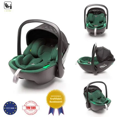 Obrázek produktu pro 4Baby Neo i-Size dětská autosedačka skupina 0+ pro novorozence do 13 kg (0–15 měsíců), autosedačka proti směru jízdy (RWF), lehká, ECE R129, zelená