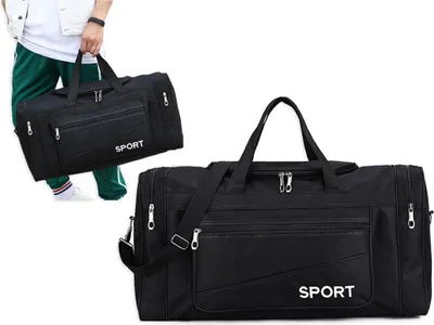 Zdjęcie produktu dla TORBA podróżna sportowa treningowa NA SIŁOWNIĘ fitness na ramię POJEMNA 45L
